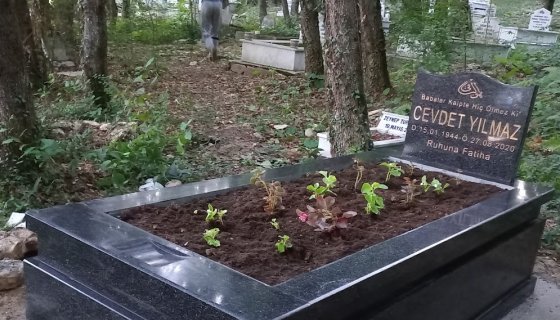 Siyah Kalın Granit Mezar